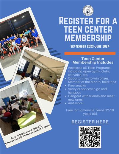 Teen Center Membership 2023-24